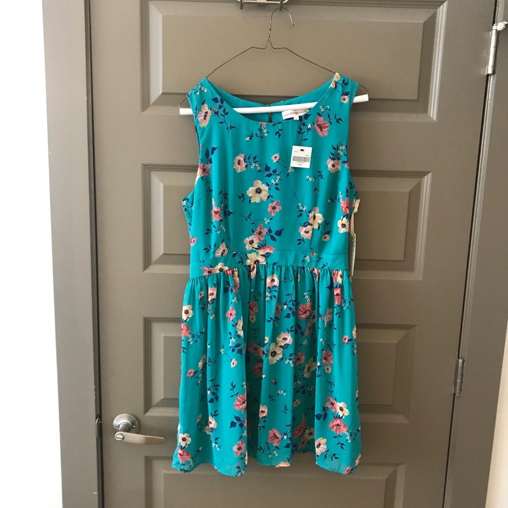 Blue Floral Dress